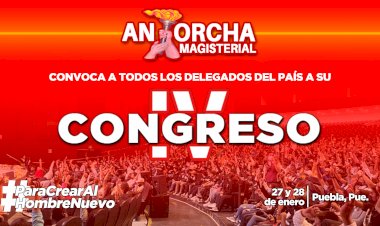 Michoacanos acudirán al IV Congreso Nacional de Antorcha Magisterial