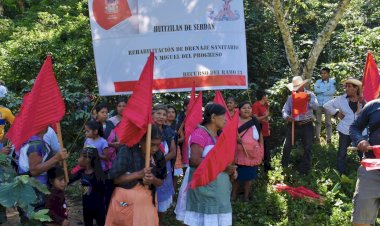 Inicia rehabilitación del drenaje sanitario de San Miguel del Progreso