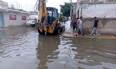 Inundaciones en Chimalhuacán, por negligencia del ayuntamiento