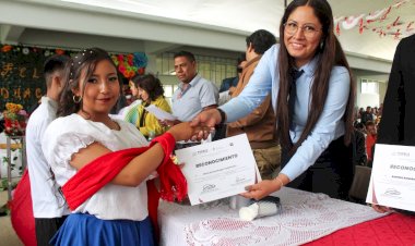 Destacan importancia de secundaria antorchista en Tecola