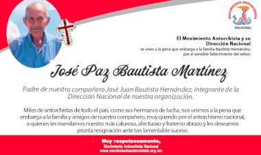 Esquela | José Paz Bautista Martínez