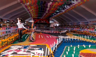 Récord Guinness para la ofrenda monumental en Mixquic, resultado del trabajo colectivo