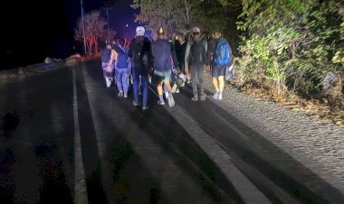 Primera caravana migrante de 2025 sale de Chiapas a Estados Unidos