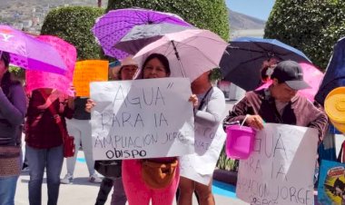 Gobierno morenista de Hidalgo ignora peticiones de agua potable