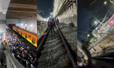 Continúan fallas de línea A del Metro en Los Reyes - La Paz