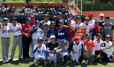 Encuentro infantil de beisbol une a comunidades en Tecomatlán