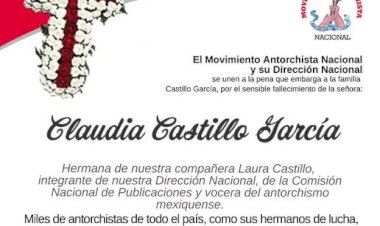 ESQUELA | Claudia Castillo García