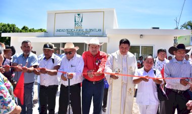 Gobierno antorchista de Tecomatlán entrega clínica IMSS a Olomatlán