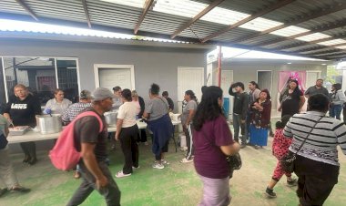 Antorcha Magisterial instala centro de acopio por incendios