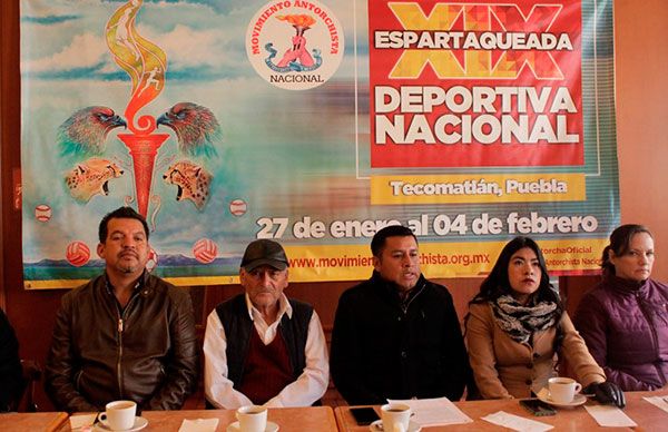 Rueda de prensa Espartaqueada Deportiva